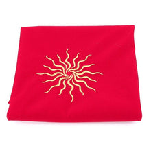 Load image into Gallery viewer, 60 x 60cm Velvet Tarot Tablecloth Altar Pentacle Sun Embroidery Pattern Board Game Tablecloth Accessories - GAIA SHOP