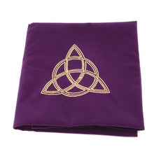 Load image into Gallery viewer, 60 x 60cm Velvet Tarot Tablecloth Altar Pentacle Sun Embroidery Pattern Board Game Tablecloth Accessories - GAIA SHOP