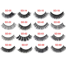 Load image into Gallery viewer, 13Styles 3D Silk Eyelashes Natural Long False Eyelashes Soft Silk Lashes Fake Eye Lashes Handmade Eyelash Makeup Extension Tools - GAIA SHOP