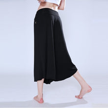Load image into Gallery viewer, Women Yoga Pants Yoga Leggings Black Grey Bloomers Dance Yoga TaiChi  3/4 Length Dancing Pants Yoga Practice Pants - GAIA SHOP